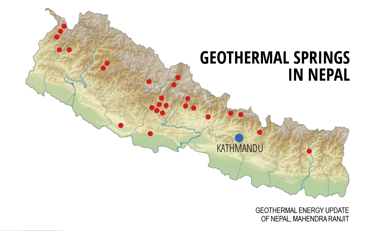 Location of hot springs