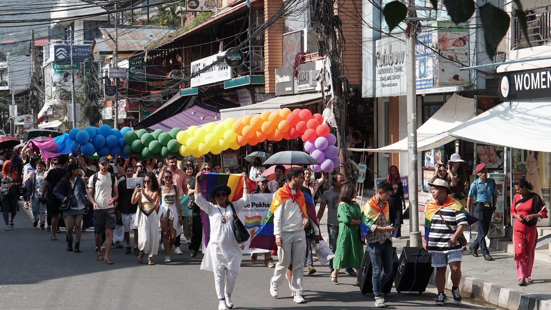 A mother celebrates Pride
