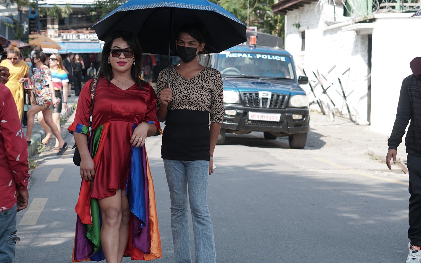 A mother celebrates Pride
