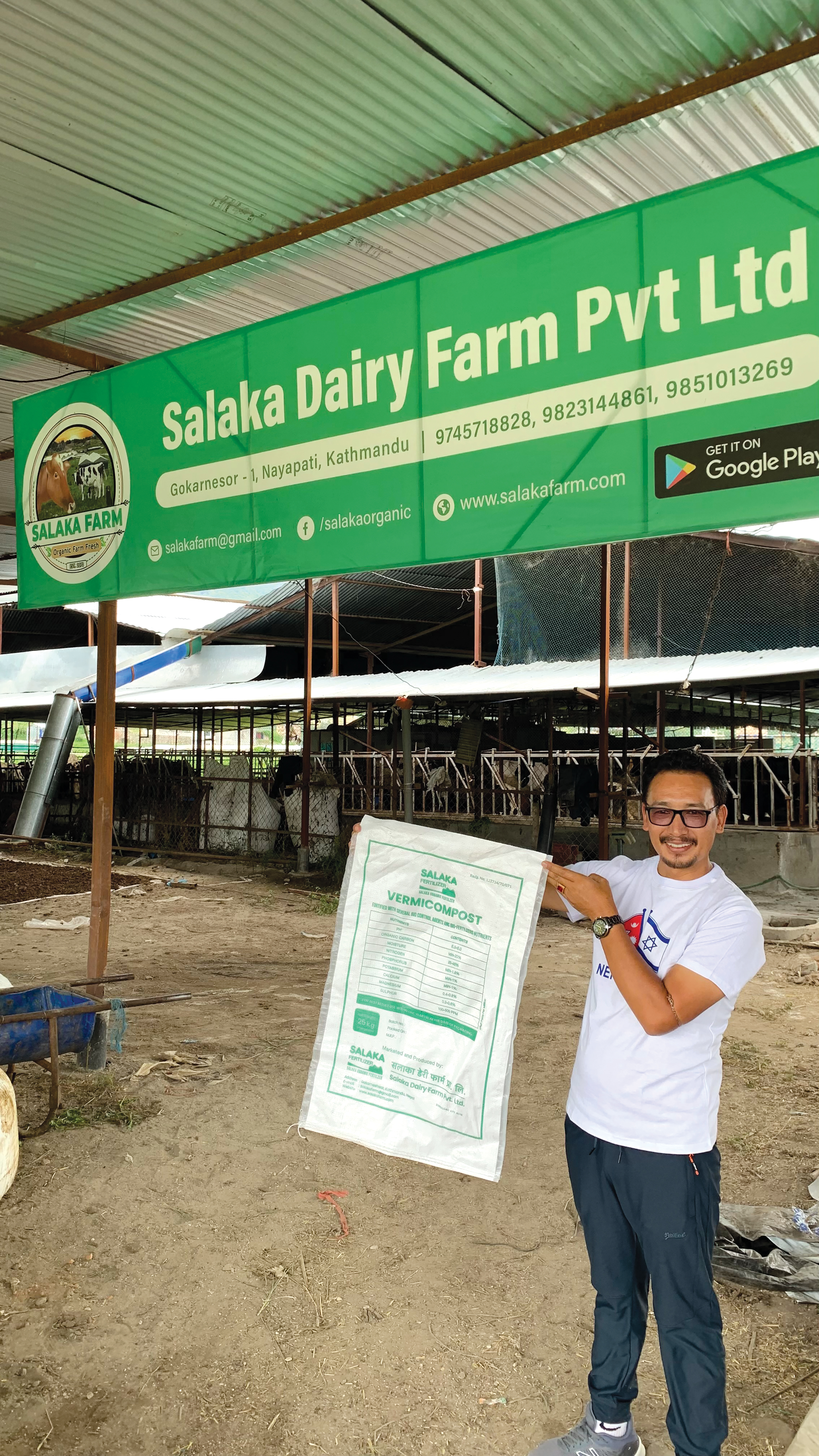 Cow farm Kathmandu