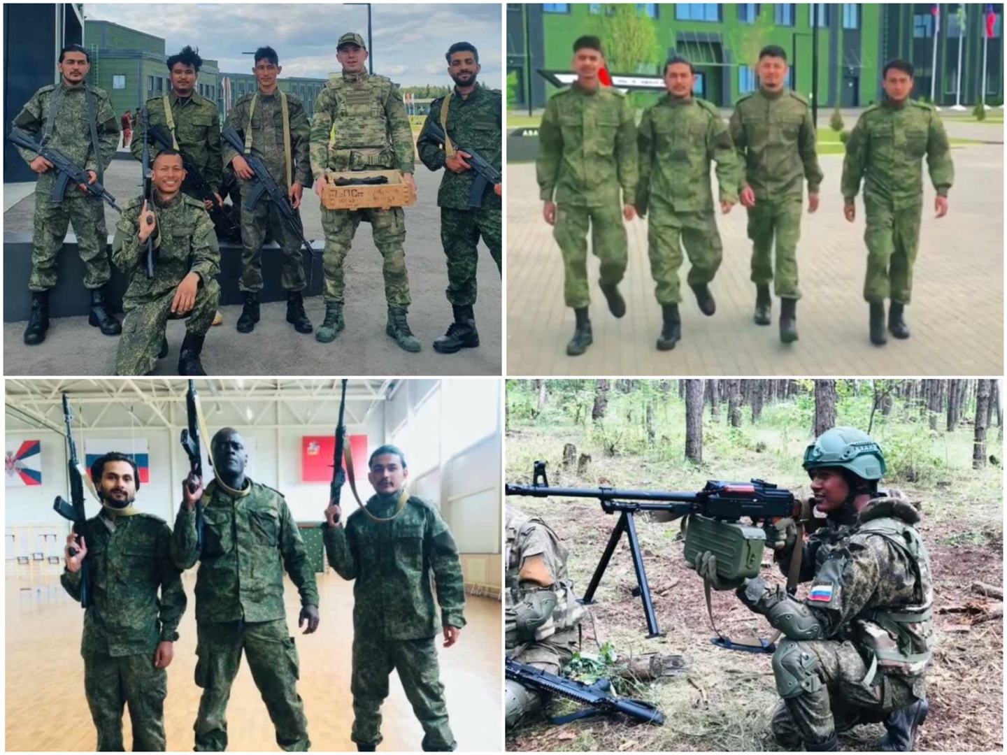 Russian army soldiers
