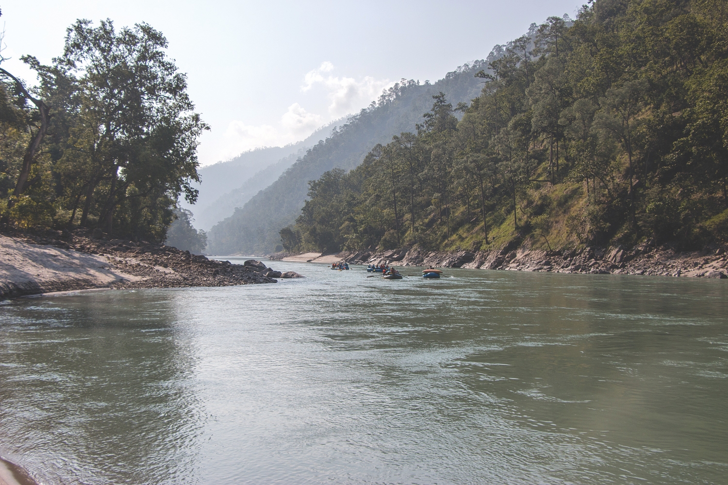 Dam site of Upper Karnali hydropower 