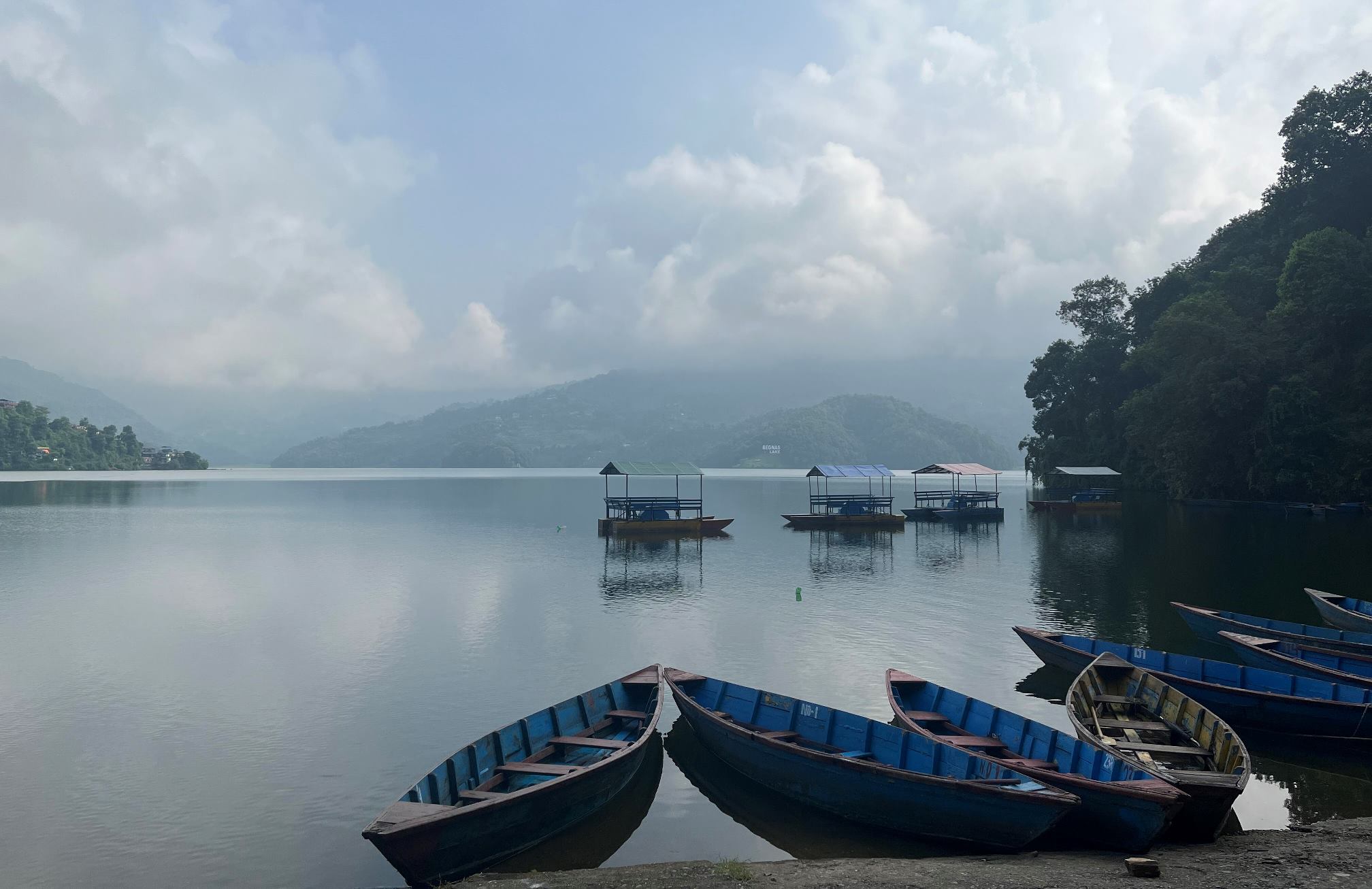 Boating in Begnas