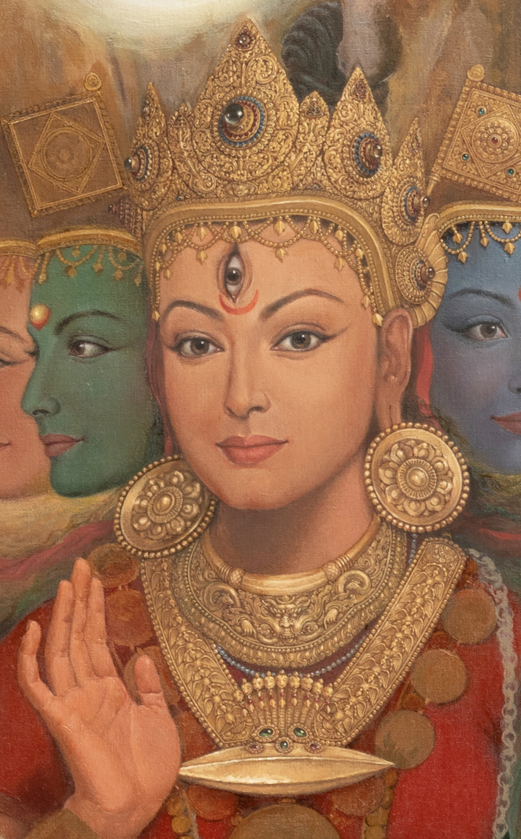 gayatri devi face