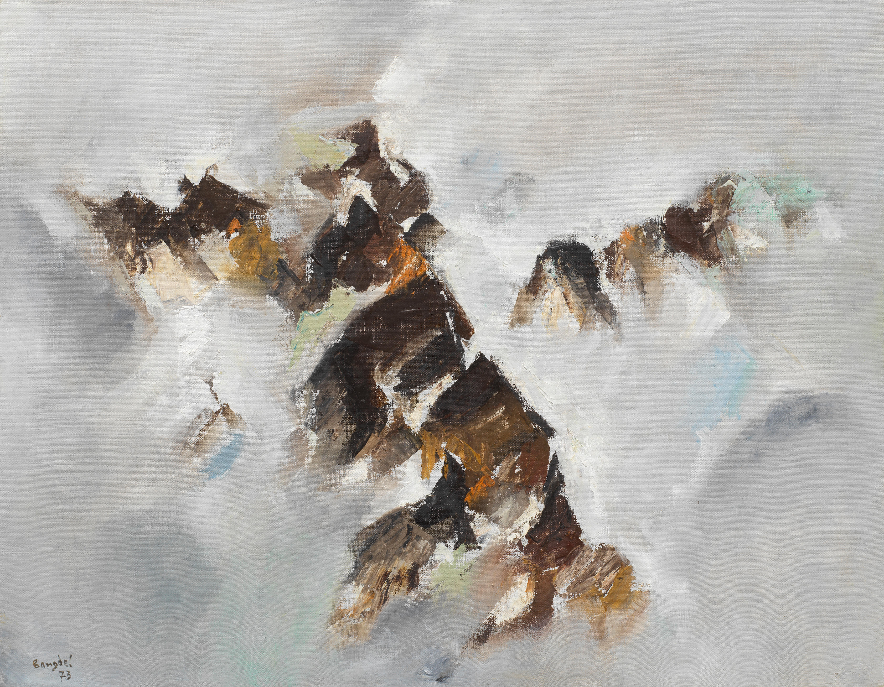 Lain Singh Bandgel painting