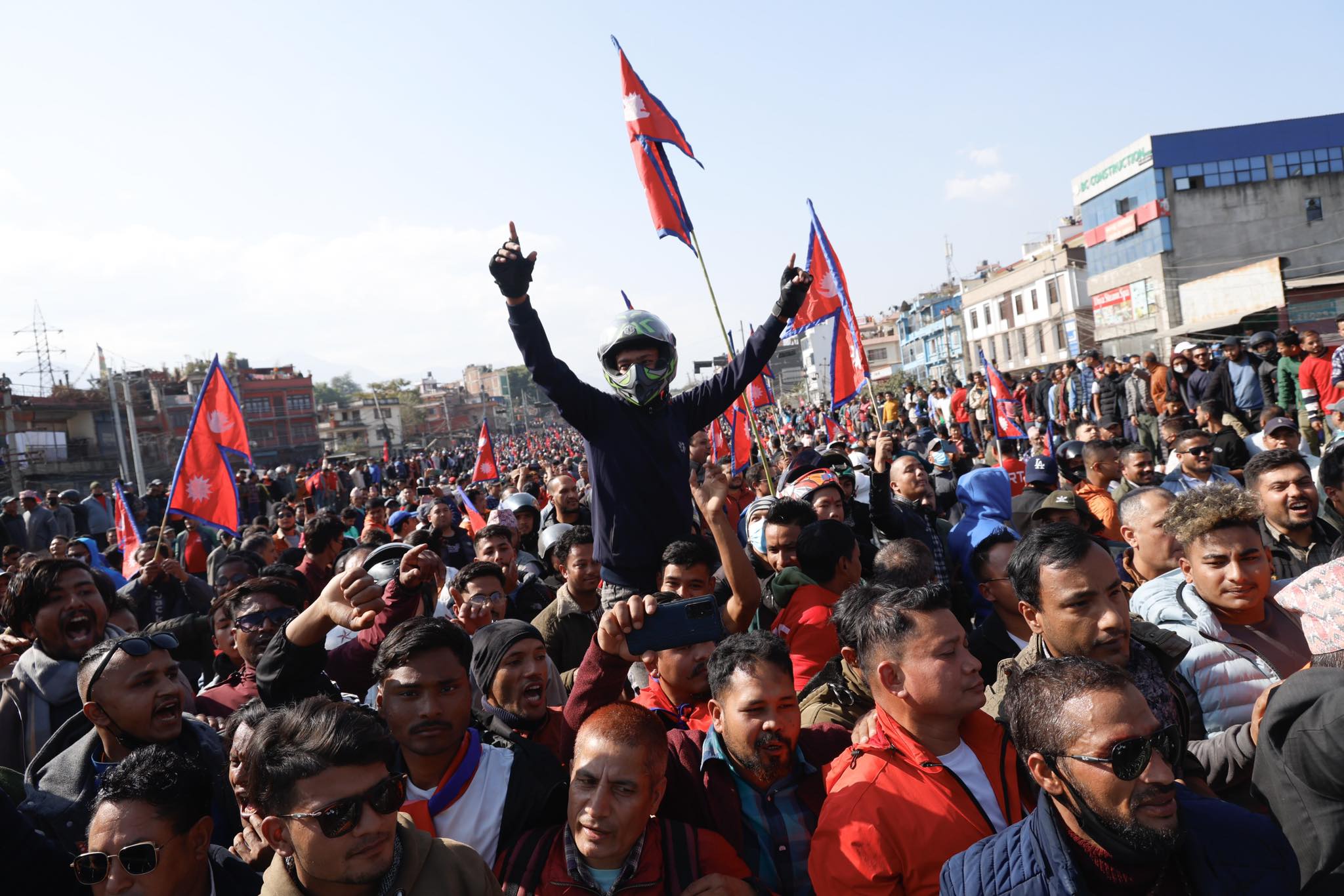 Durga Prasai protests Balkhu NT
