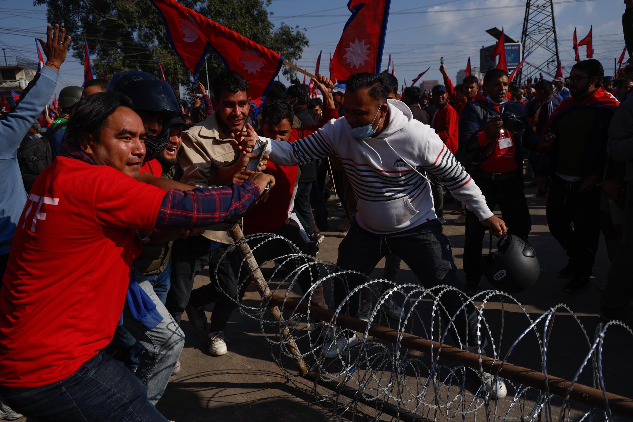 Durga Prasai protests Balkhu NT
