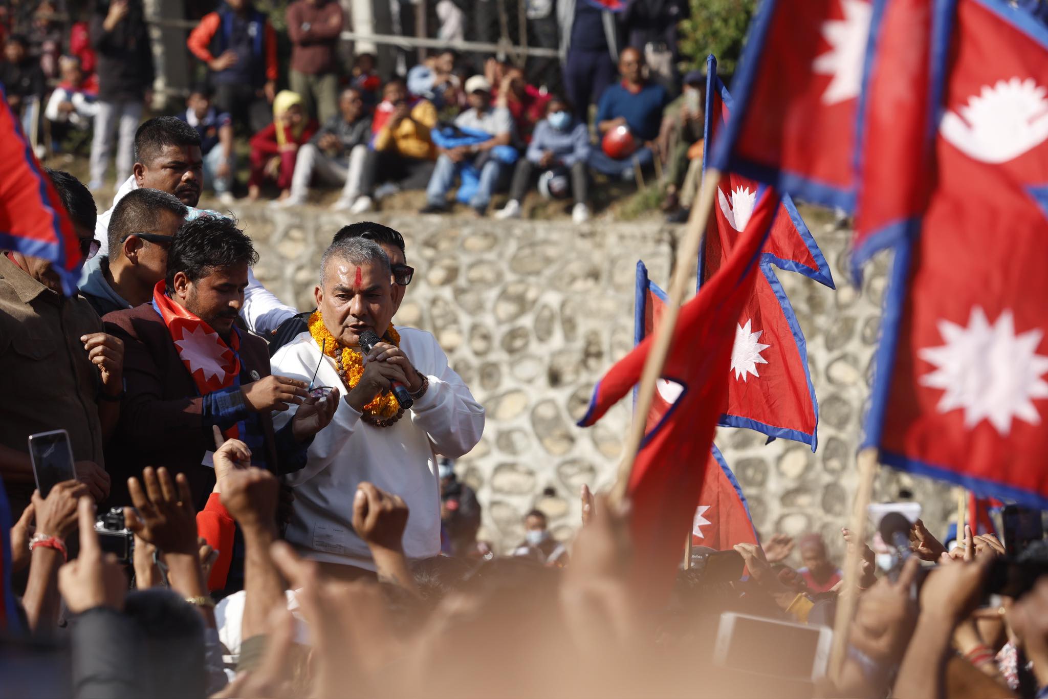 Durga Prasai protests Balkhu NT