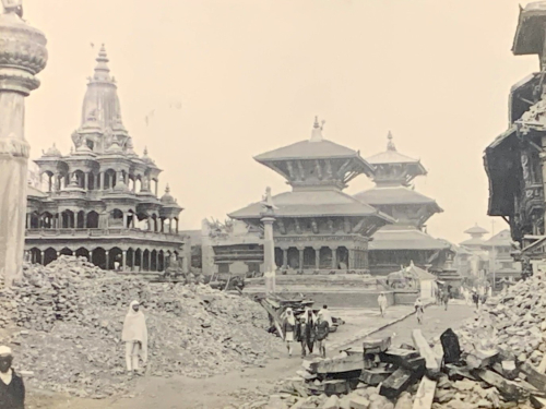 Patan Darbar Sqaure after earthquake 