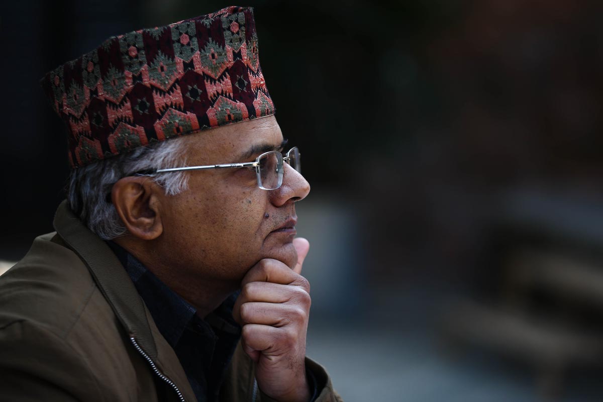 Author Mohan Mainali.