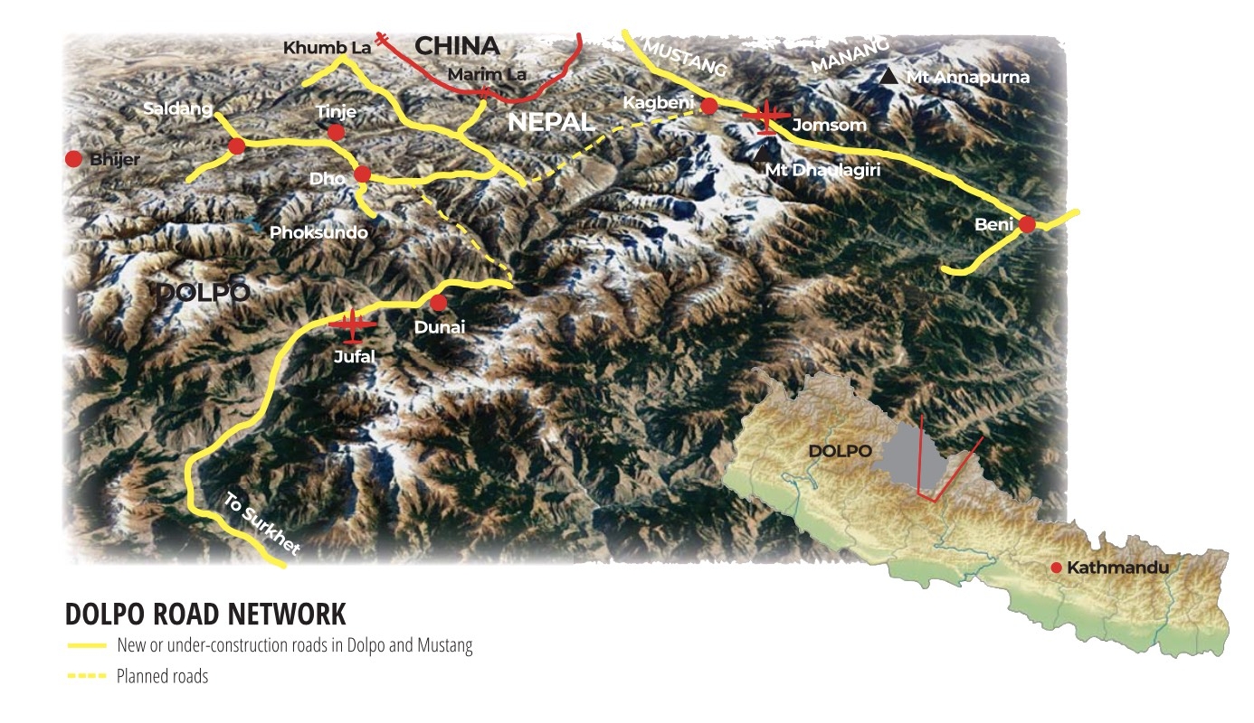 Dolpo road network NT
