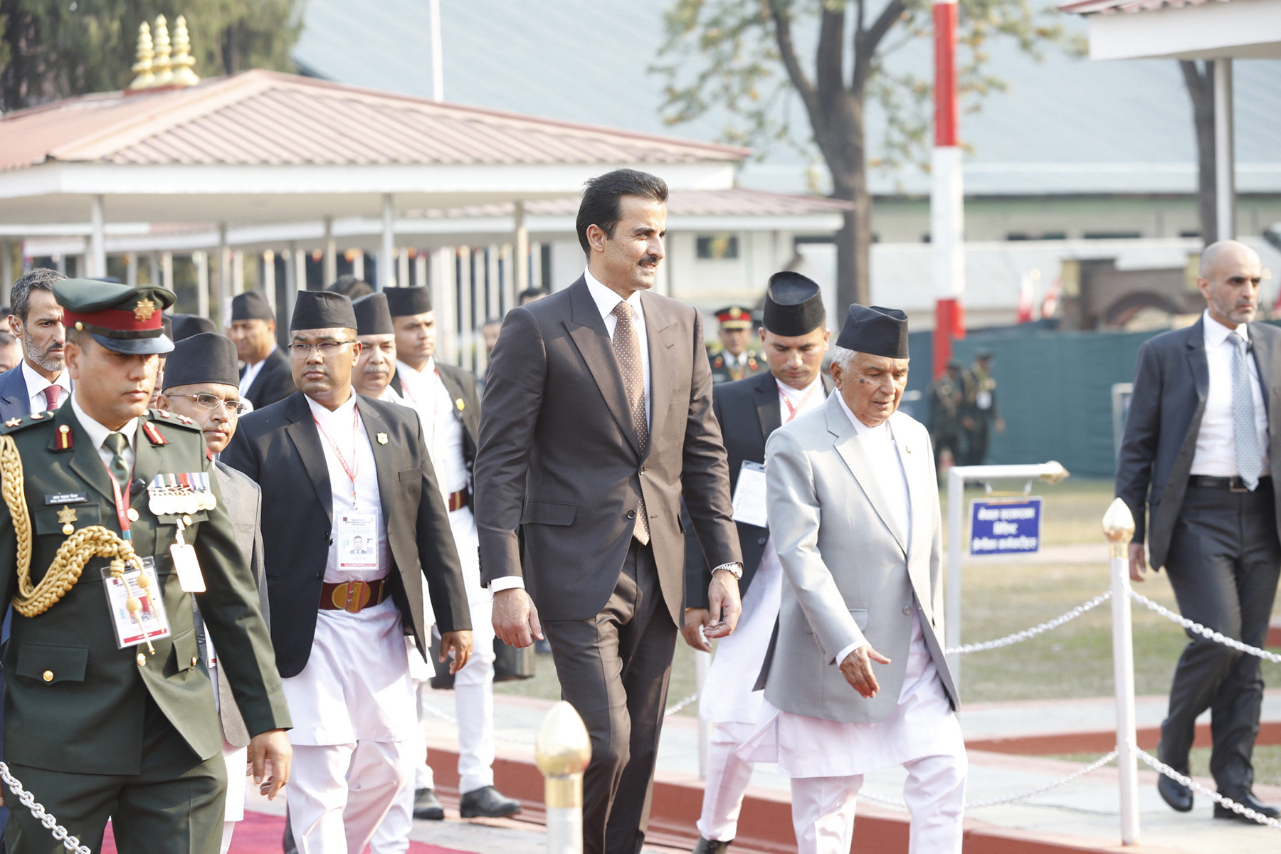 Qatari leader in Nepal reminded of workers’ rights NT