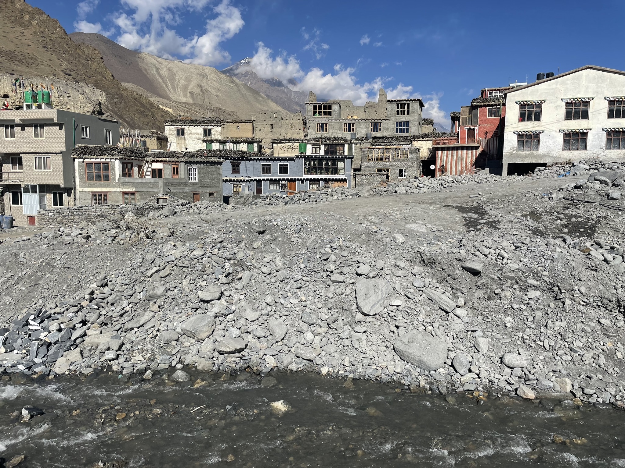 Kagbeni flood