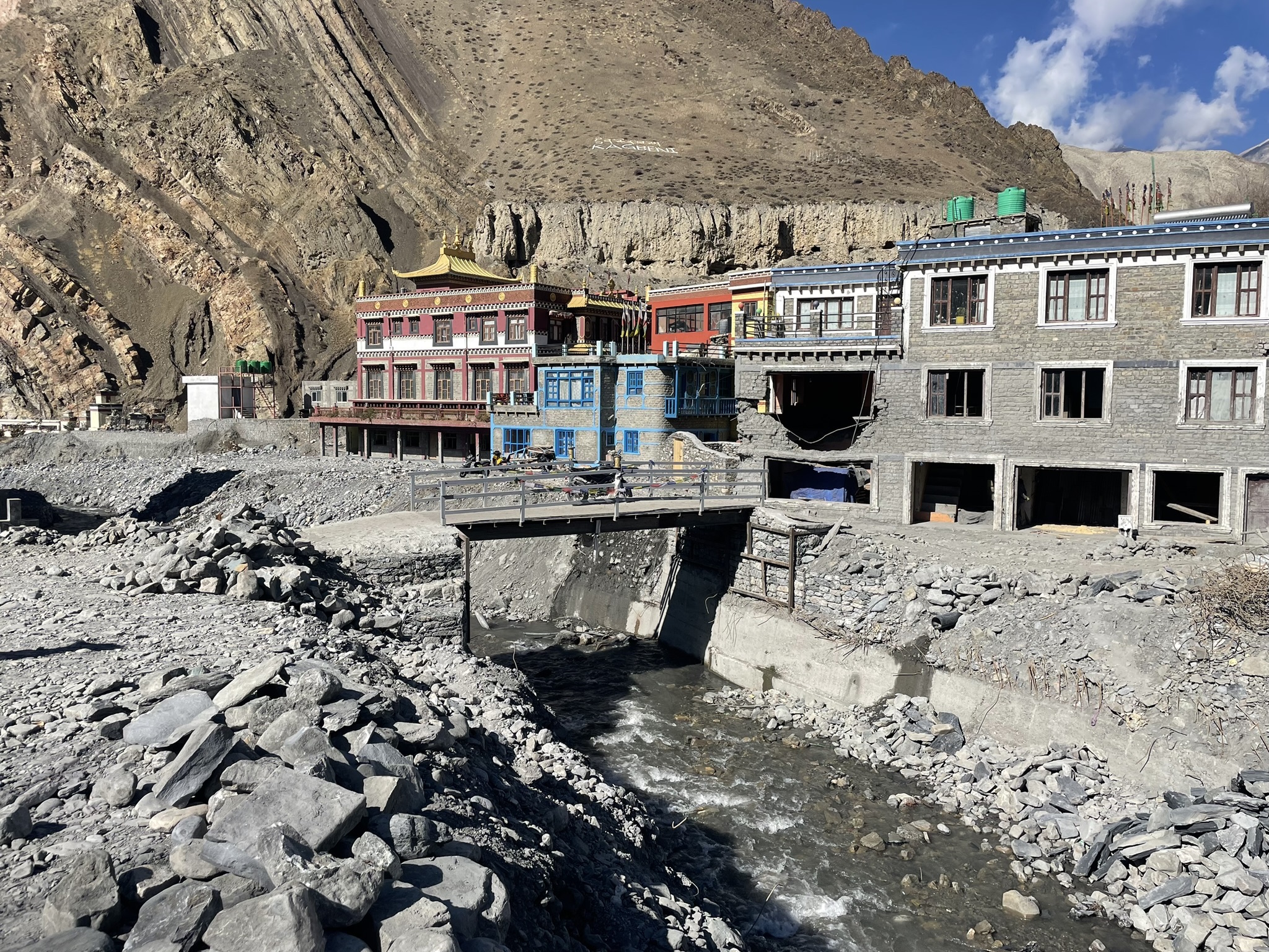 Kagbeni flood