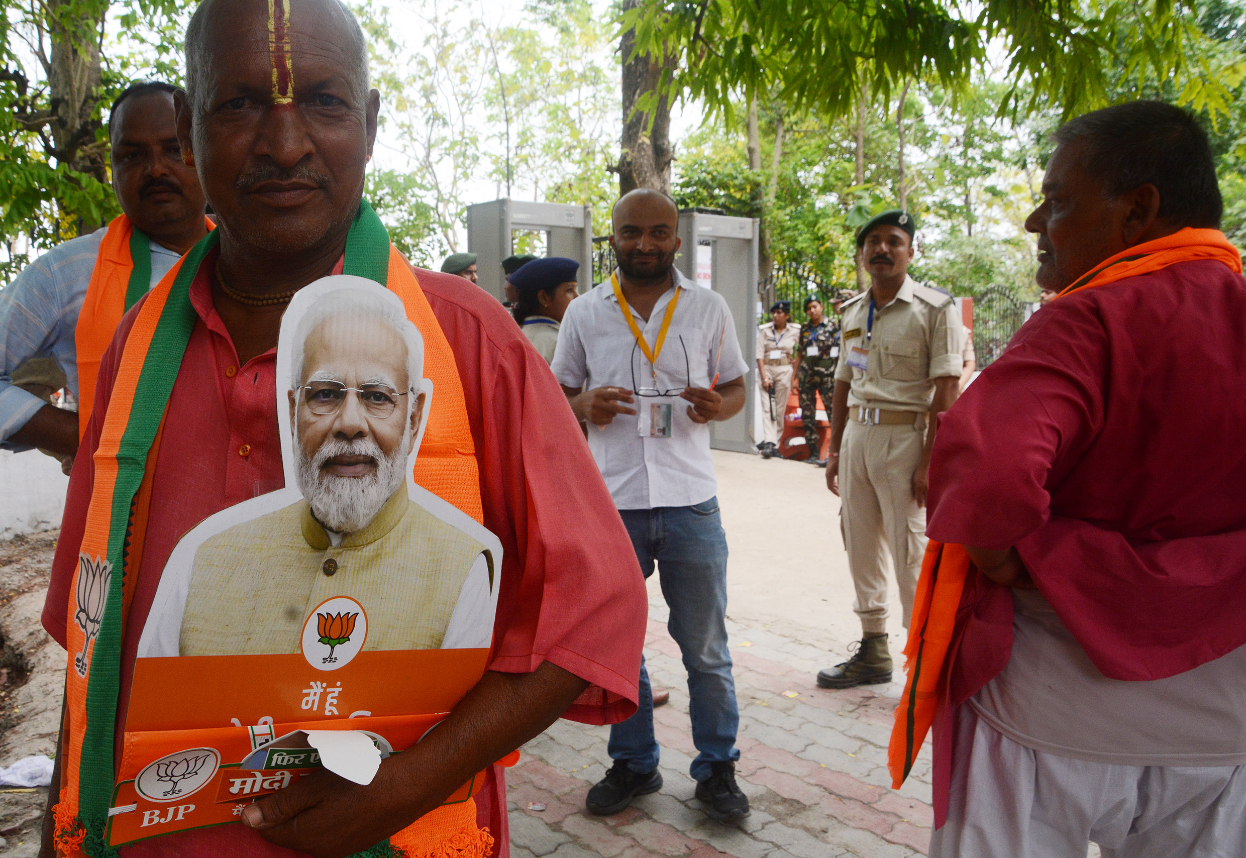 Indian elections Modi rally in Bihar