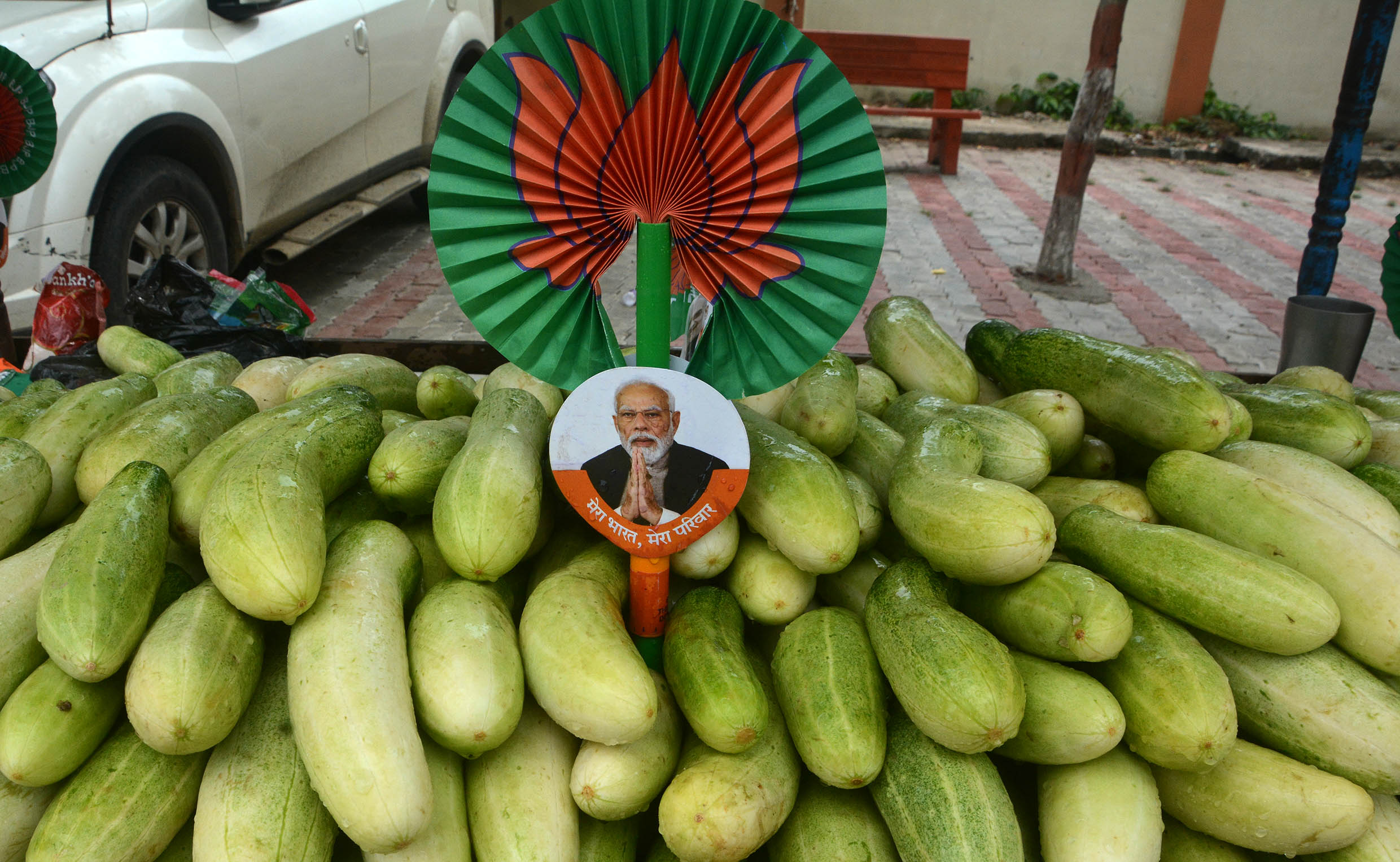 Indian elections Modi rally in Bihar