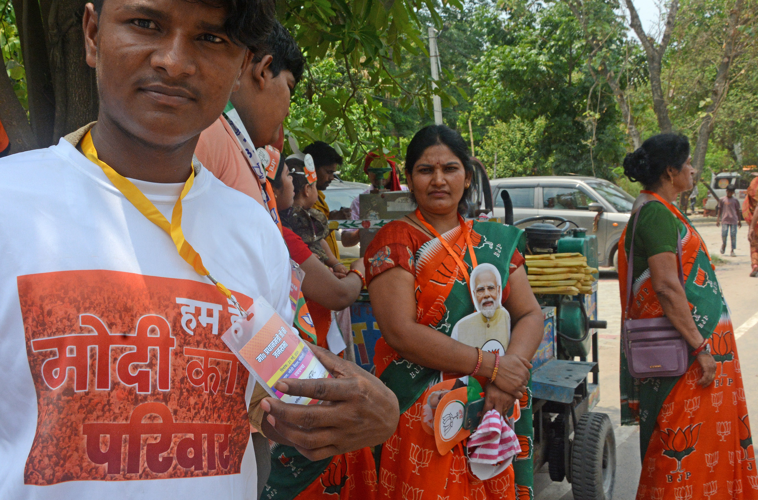 Indian elections Modi rally in Bihar