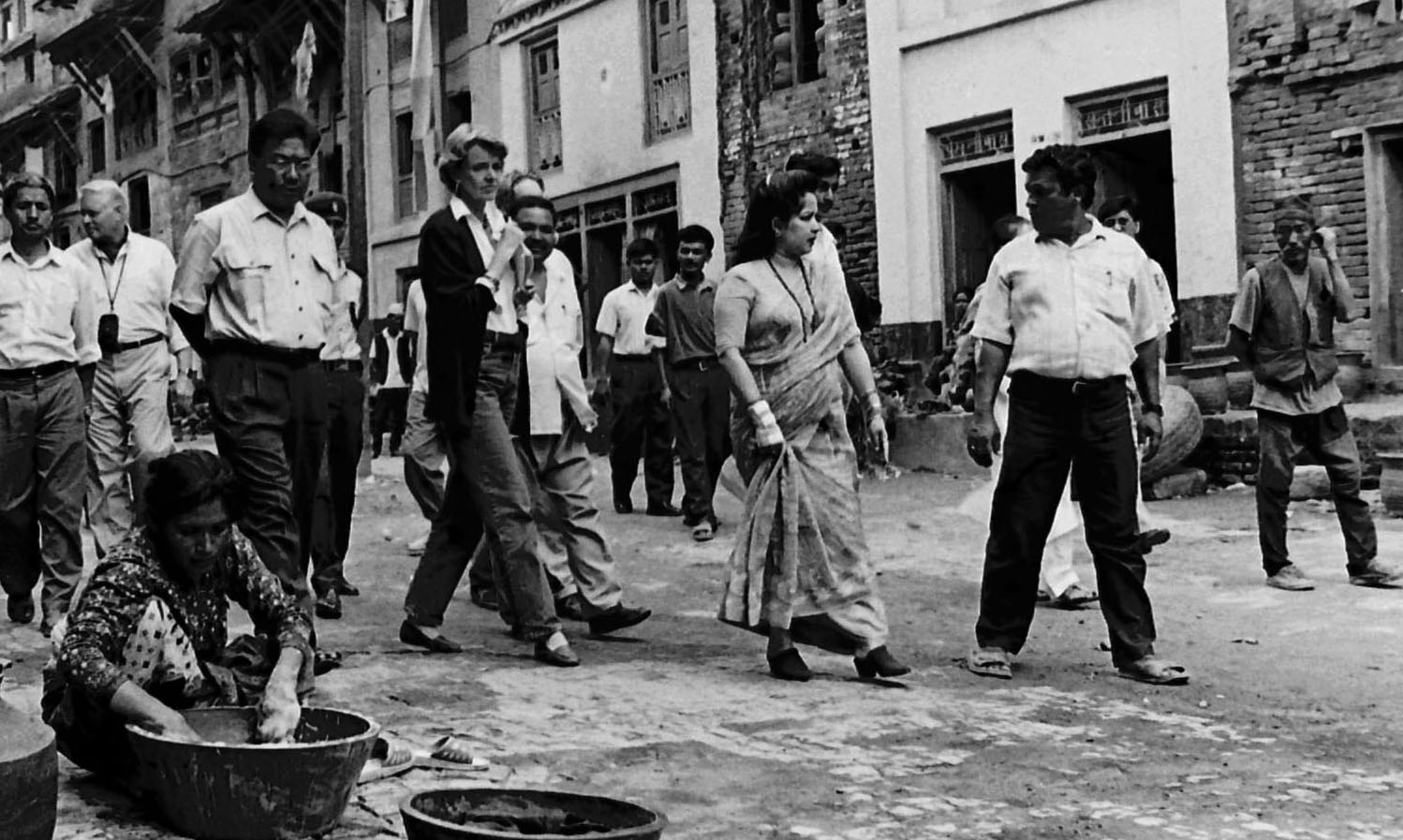 Arzu Deba during a heritage walk