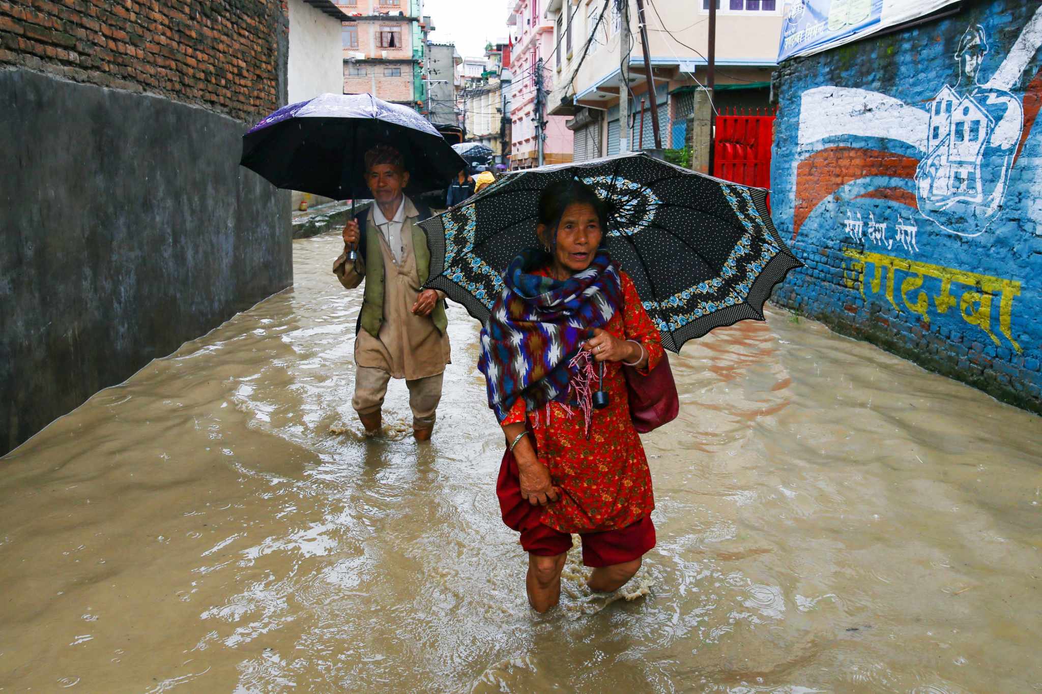 Kathmandu valley flooding NT