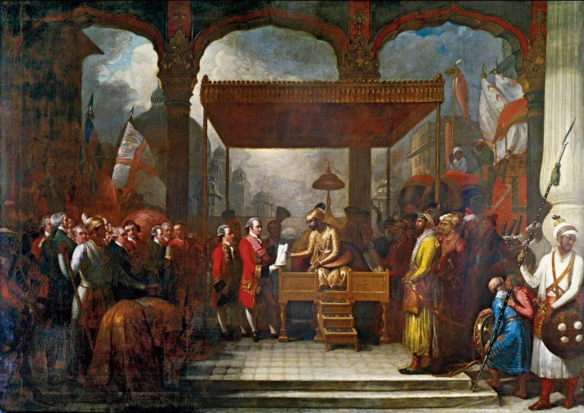 The Mughal Empire's Treaty of Allahabad by Benjamin West NT