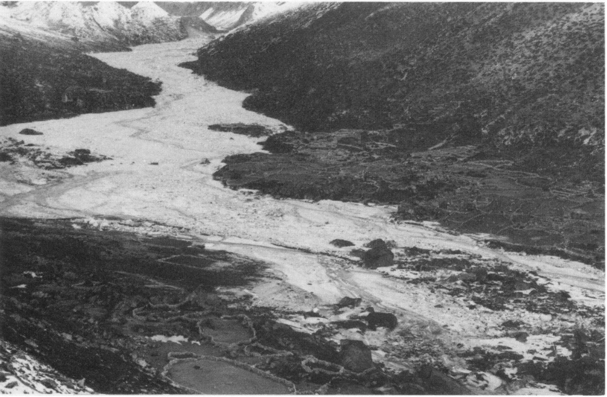4 August 1985 Dig Tso lake glacial lake outburst flood NT