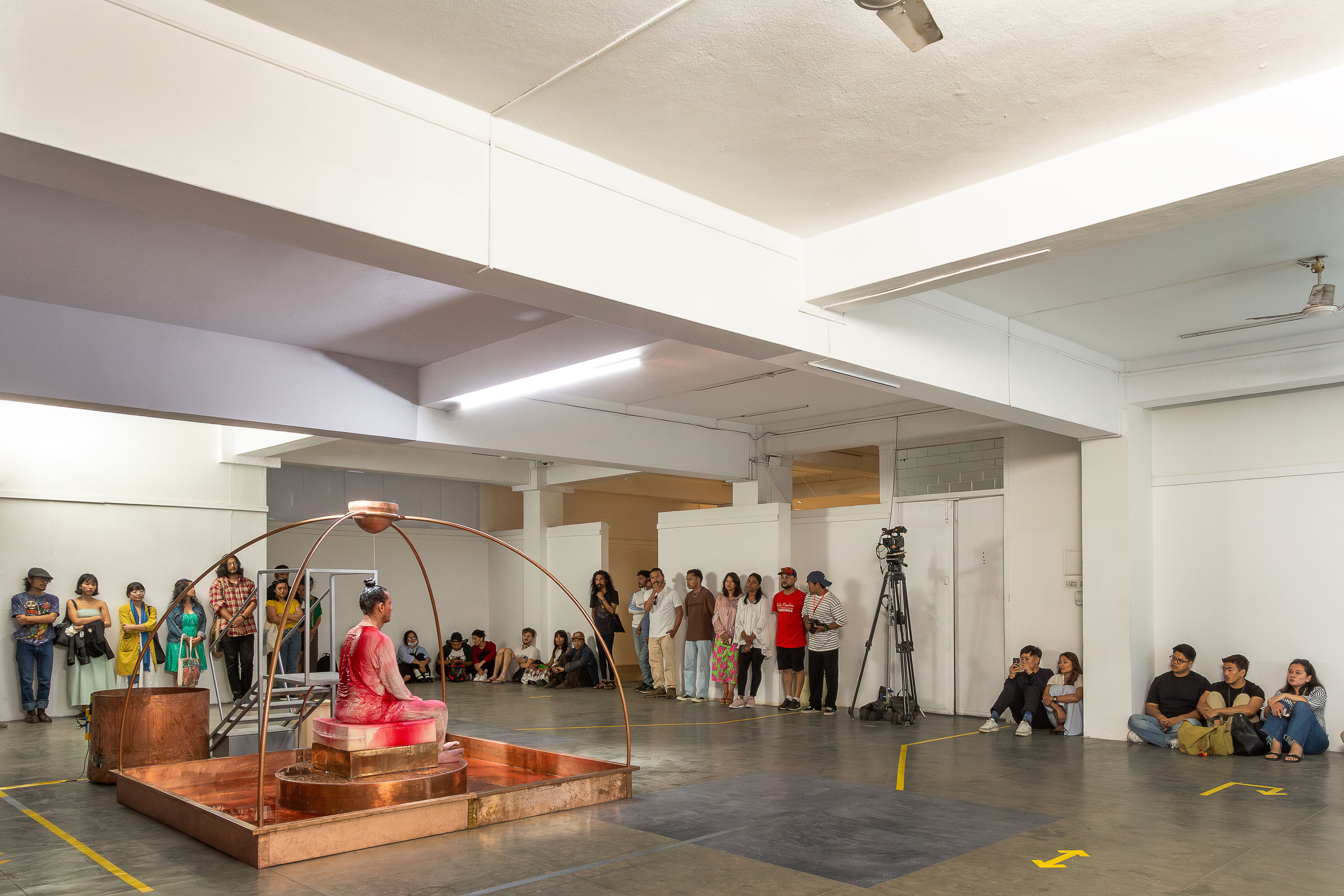 Amrit Karki's performance art