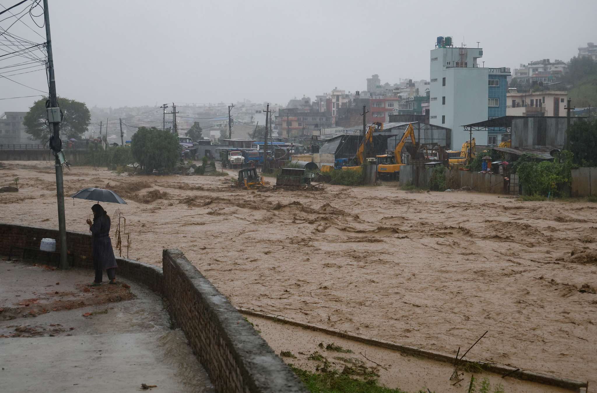 Nepal floods Kathmandu NT
