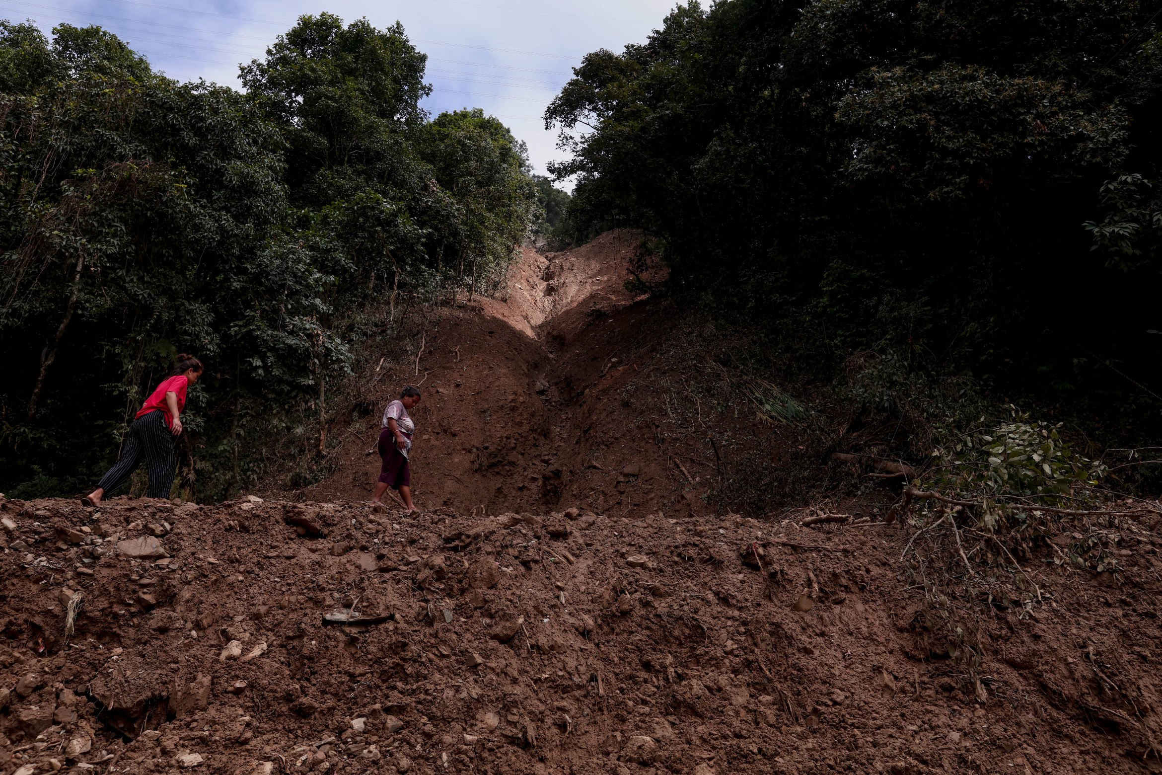 jhyaple khola landslides