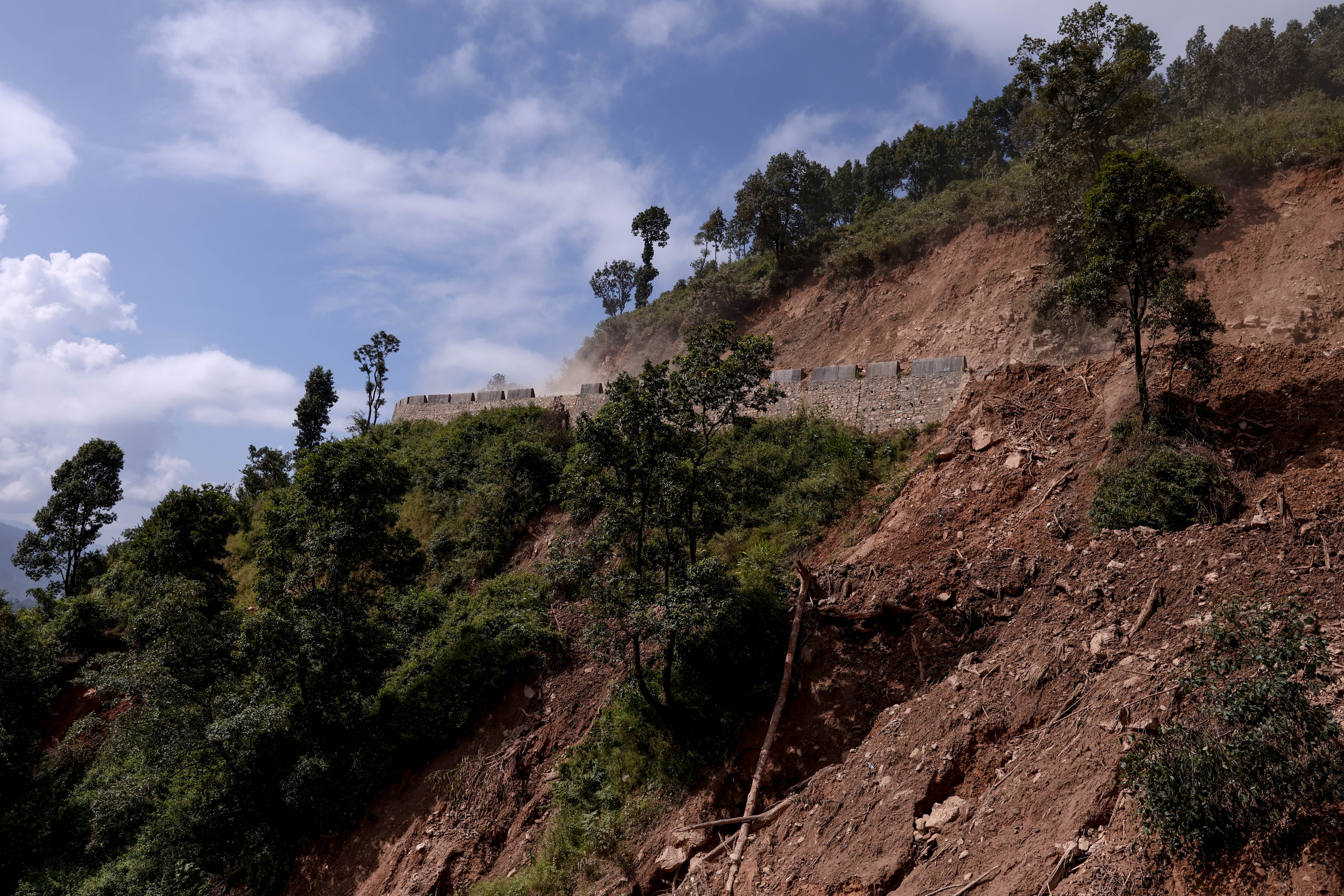 jhyaple khola landslides