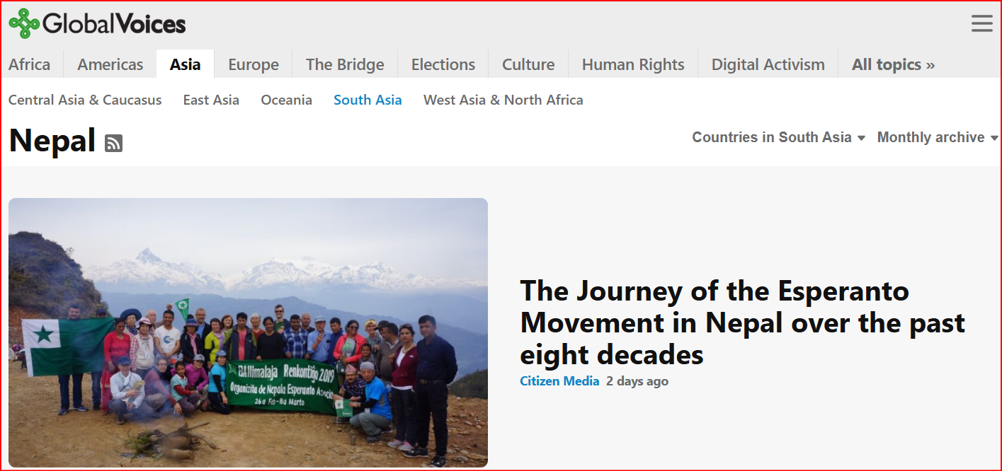 Global Voices conference in Kathmandu