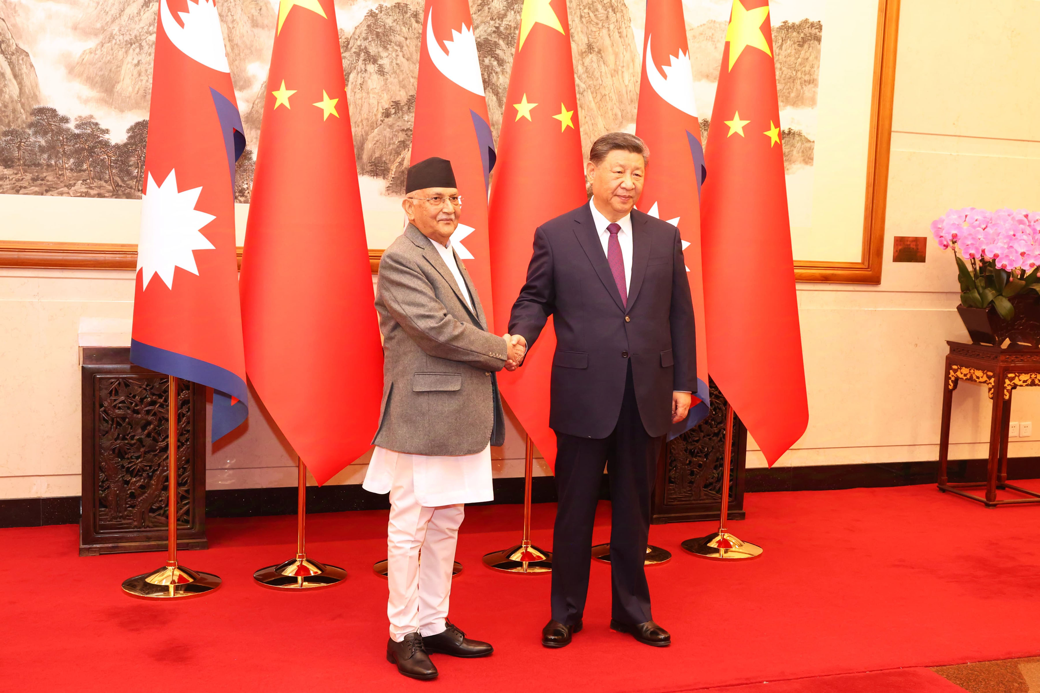 PM Oli in China