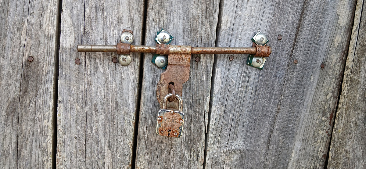 Closed door