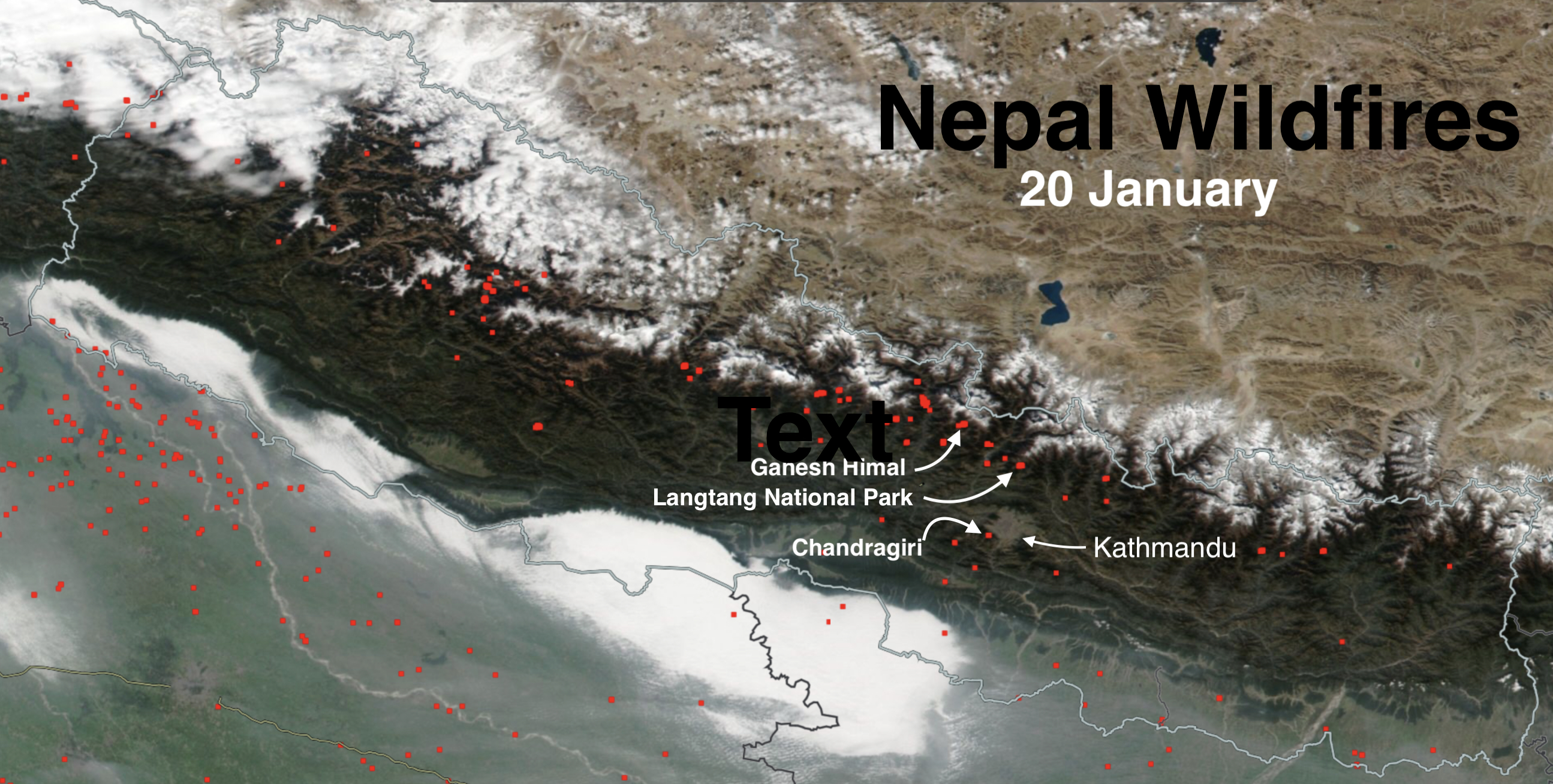 wildfires in Nepal