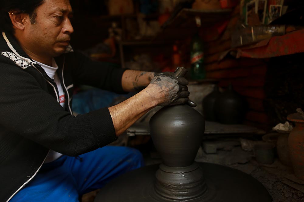 Happy to just potter around in Bhaktapur NT