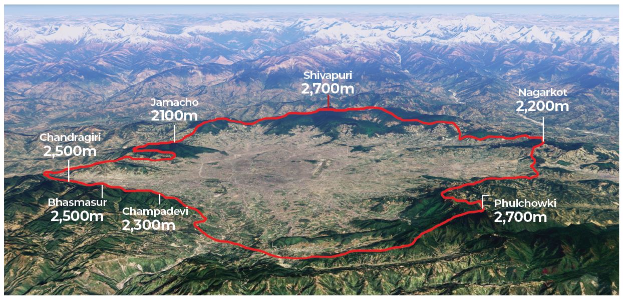 Manjushree Trail map 