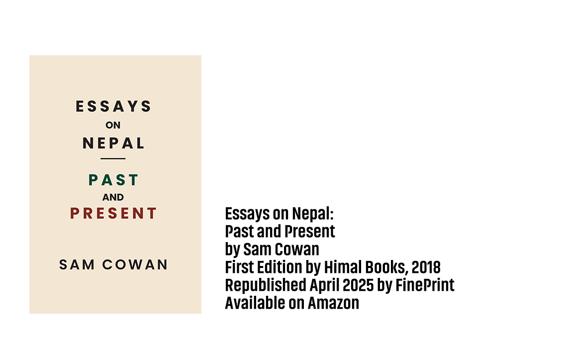 Essays on Nepal by Sam Cowen