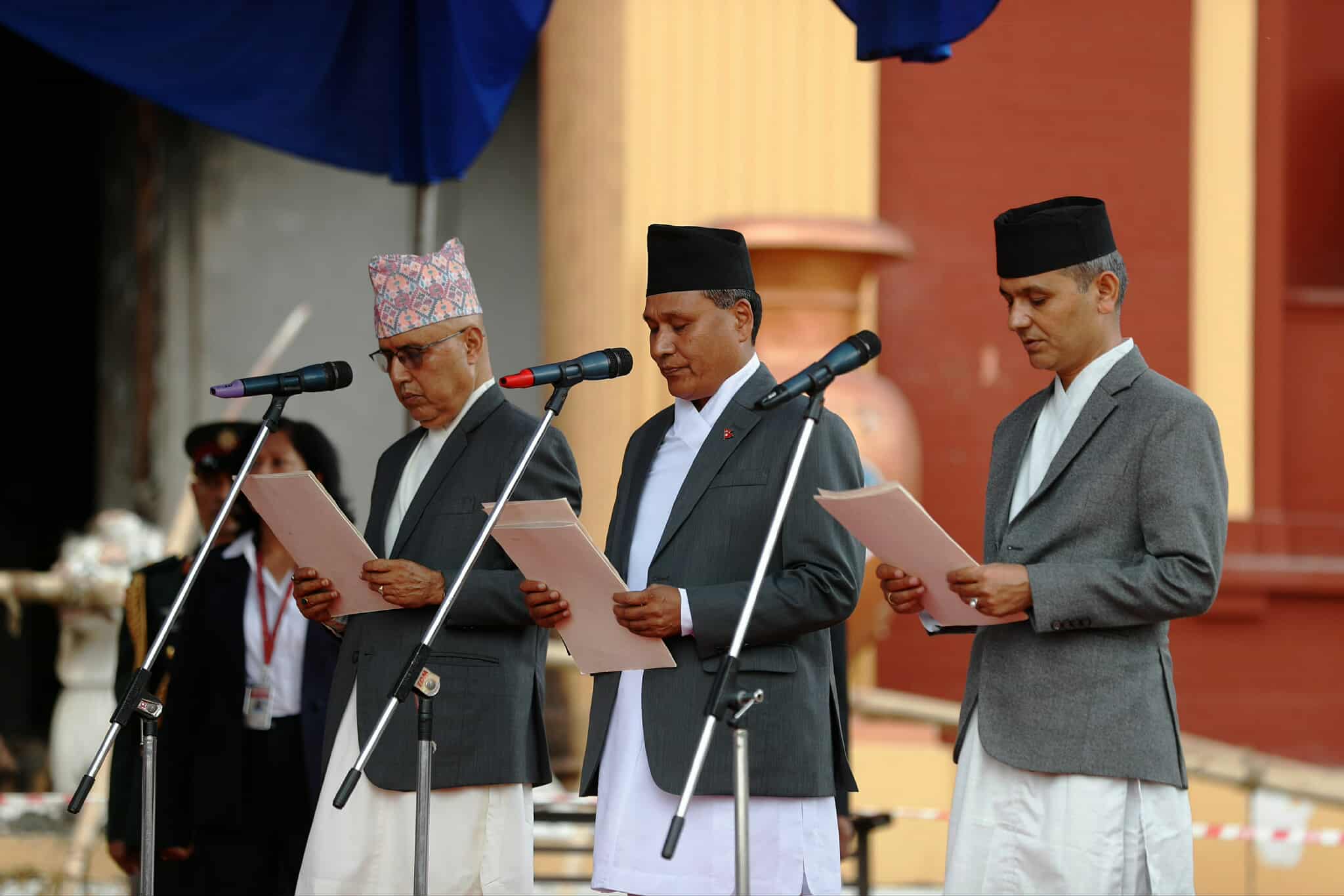 new ministers being sworn in