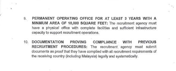 Malaysia recruitment