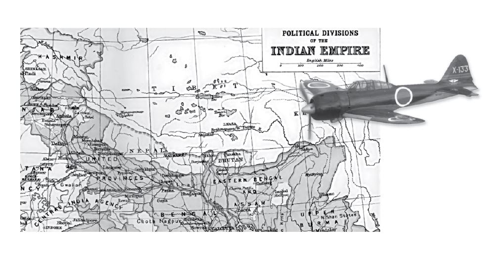 American military aircrafts over Nepal during World War II