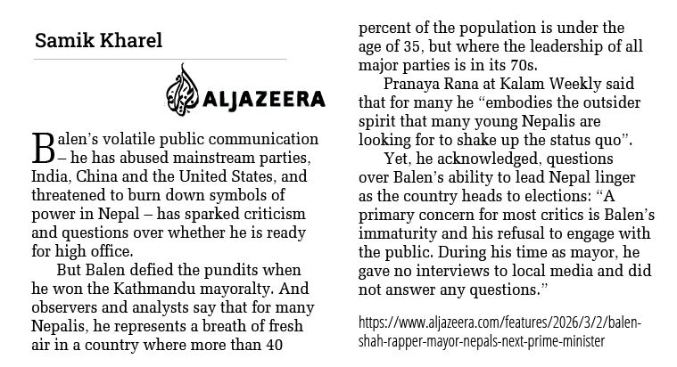 international coverage of Nepal elections