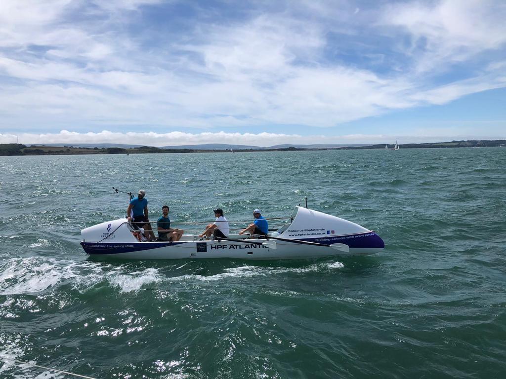 Atlantic charity rowing race