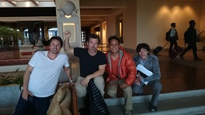(From left to right) Actors Martin Henderson, Josh Brolin, Vijay Lama and John Hawkes