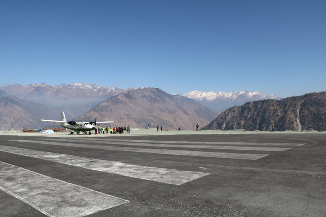 Airfields compete with roads 