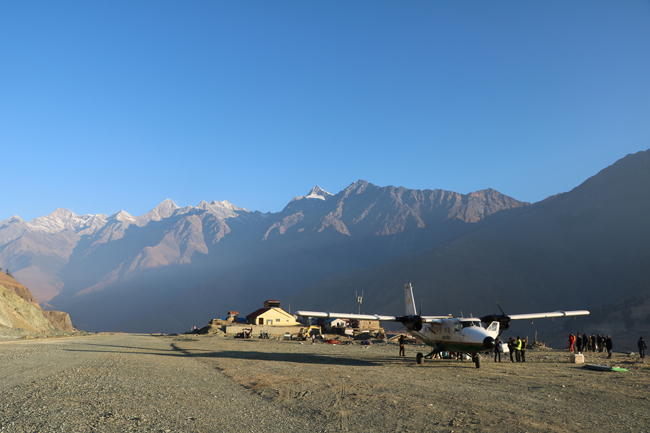 Airfields compete with roads