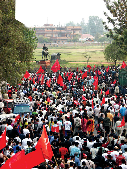 The Maoist led government run for nine months until their failed attempt to sack army chief. The Maoists resigned from the government on 4 May and launched protests demanding 'civilian supremacy'.  