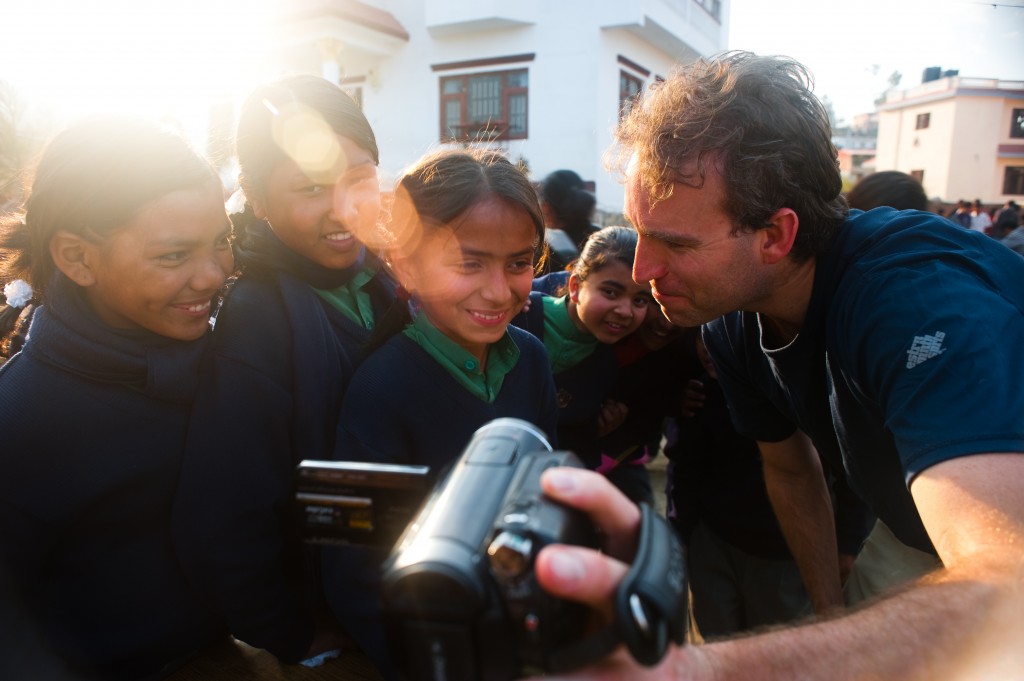 Children get to share their joy on camera.
