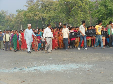 Residents of Dhangadi and Attariya, who have migrated from hilly regions of Far Western Region, demanding a united Far West.