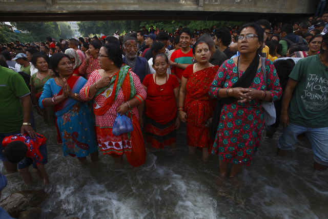 Rato Machhindranath after Nepal earthquake 