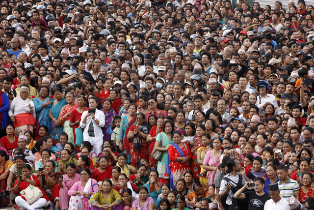 Rato Machhindranath after Nepal earthquake 