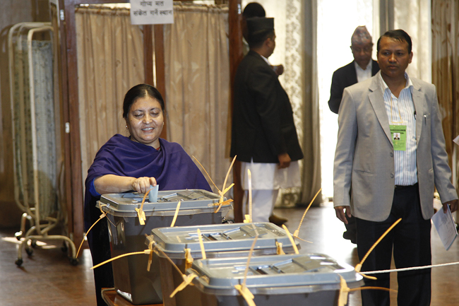 New president of Nepal announced